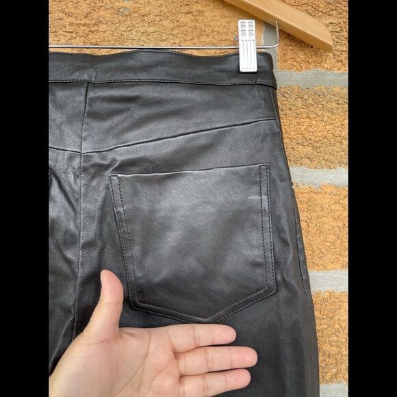 Lovers + Friends Leather Kick Flare leather pants small - Picture 10 of 14